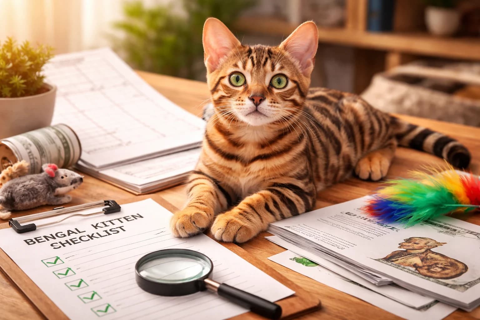 9 steps to choose a Bengal kitten