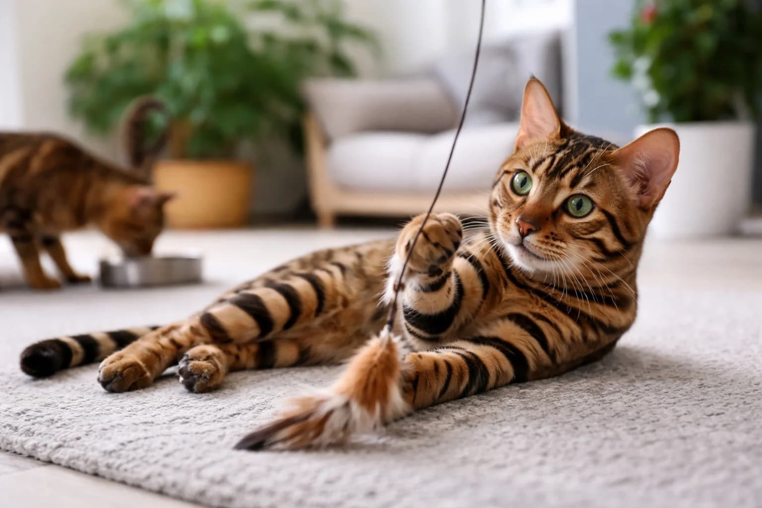 Comportament del gat bengalí